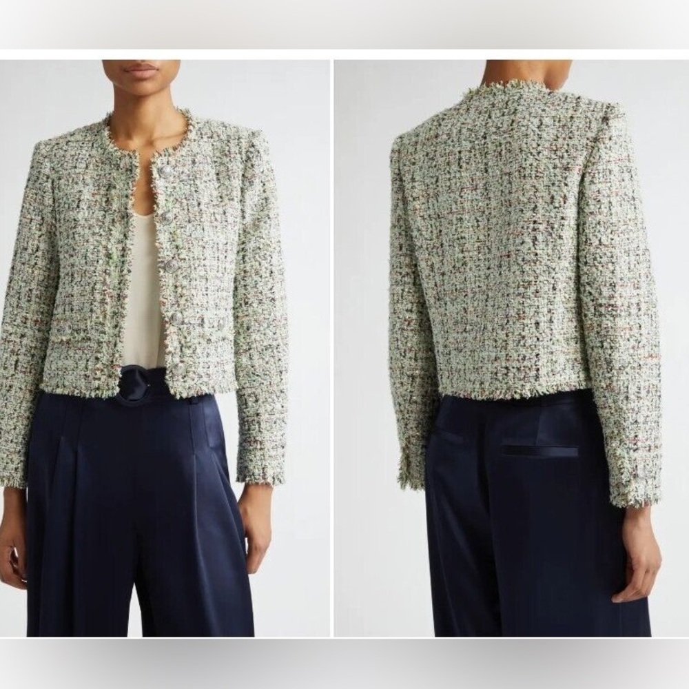 Cinq à Sept Multicolor Tweed Blazer